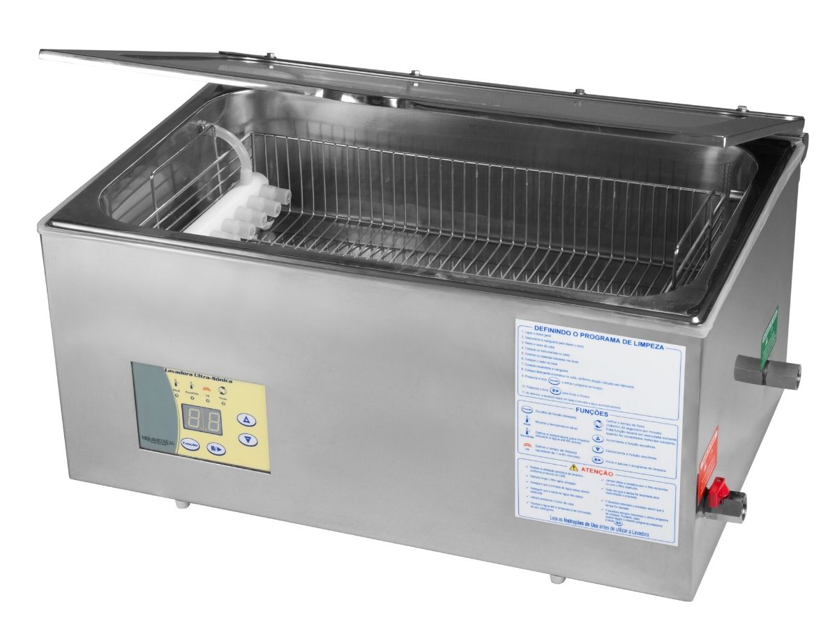 Lavadora Ultrassônica Digital Inox – Alta Capacidade