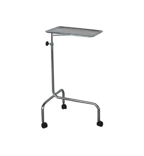 Mesa Auxiliar Tipo Mayo Inox – Suporte Ajustável para Instrumentais